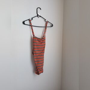 Calvin Klein Swimsuit Women 6  Multicolor One Piece Stripes Beach Resort Vacatio